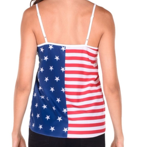 NWT! Tipsy Elves USA Flag Tanktop - Picture 2 of 6